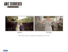 Tablet Screenshot of amieschroeder.com